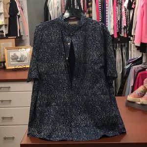 Denim and Flower Casual Shirt. Large. Like new